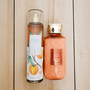 Bath & Body Works Pretty as a Peach & Peach Bellini Set